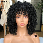 Curly Synthetic Wig with Bangs