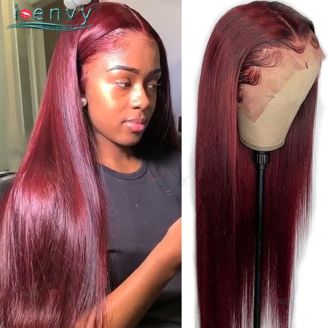 Burgundy Lace Front Wig